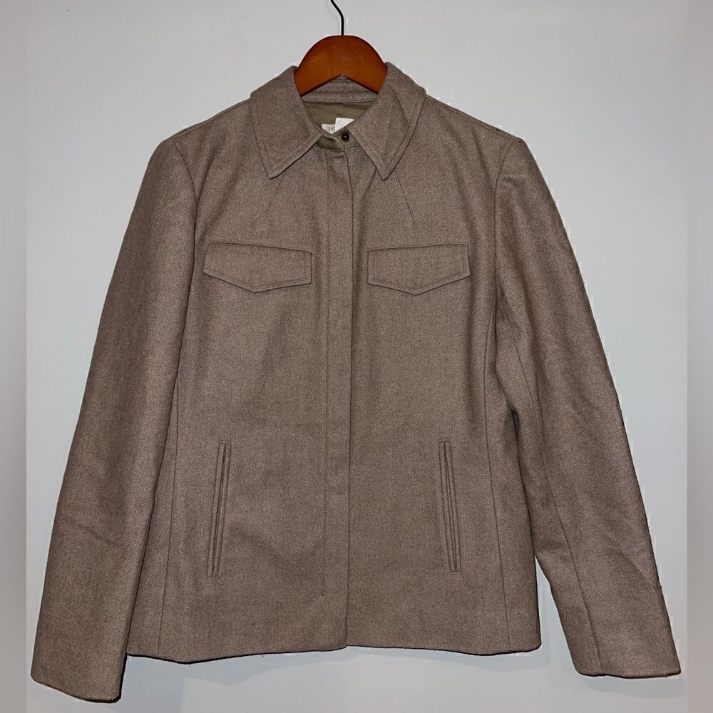 J. Crew Vintage Wool Blend Full Zip Jacket Size Small